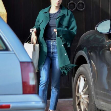 Emma Roberts Leaving Her Boyfriend’s House in Los Feliz