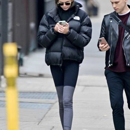 Kaia Gerber Out for a Walk with Tommy Dorfman in New York City