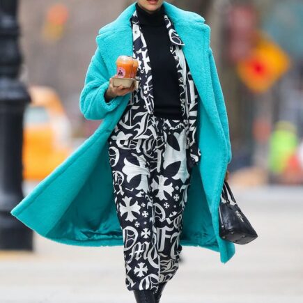 Irina Shayk Showing her Impressive Street Style in New York City