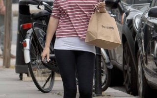 Emma Watson Stuns in a Casual Outfit as she Returns from Shopping