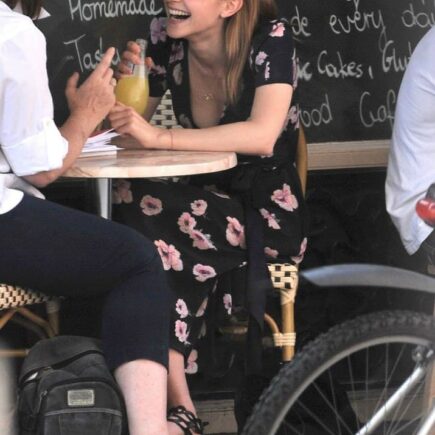 Emma Watson Wore a Stunning Maxi Dress on a Coffee Date with her Friend