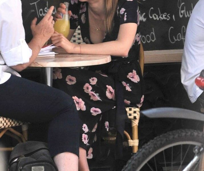 Emma Watson Wore a Stunning Maxi Dress on a Coffee Date with her Friend