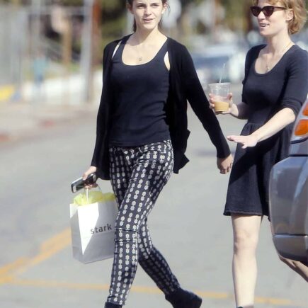 Emma Watson Has a Blast During Shopping Spree with her Friend in LA