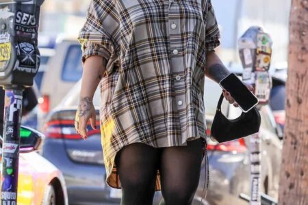 Demi Lovato Does Halloween Costume Shopping in West Hollywood