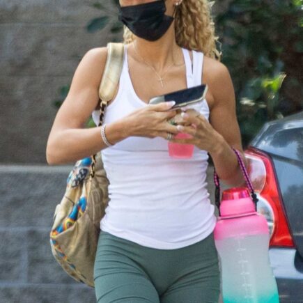 Jena Frumes is Headed Home After Working Out at the Gym