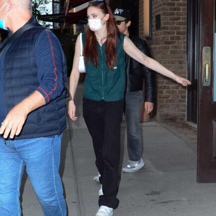 Sophie Turner Was Spotted Leaving the Greenwich Hotel in Tribeca