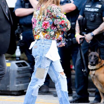 Jennifer Lopez Arrives in New York for the 2021 Global Citizen Live Festival