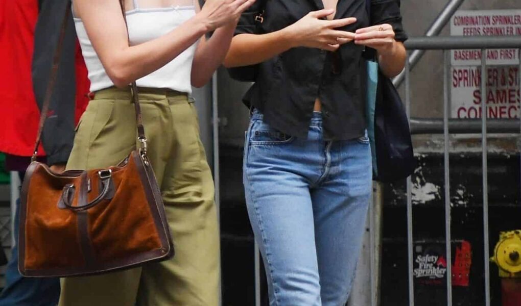 Lily-Rose Depp and Margaret Qualley Out in New York City