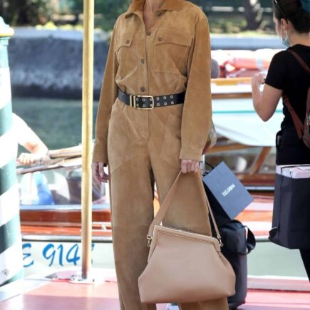 Adriana Lima and Andre Lemmers Arrives at the 78th Venice Film Festival