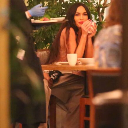 Megan Fox and Machine Gun Kelly at Nobu Restaurant