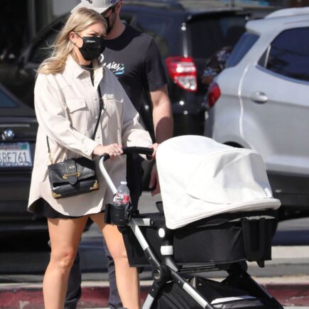 Stassi Schroeder and Beau Clark in LA with Their Newborn Daughter