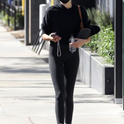 Kaia Gerber in Gym Ready Outfit in West Hollywood