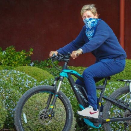 Ellen DeGeneres Rides a $3,500 Electric Bike to Lunch in Santa Barbara