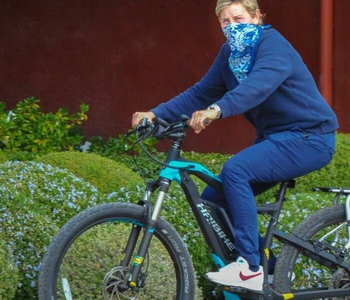Ellen DeGeneres Rides a $3,500 Electric Bike to Lunch in Santa Barbara