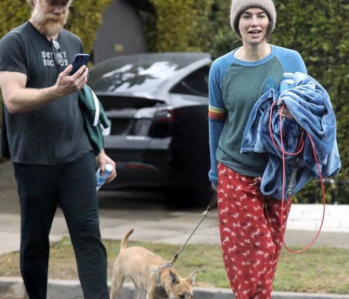 Lena Headey is Smiling While She Leaves Gym With her Boyfriend