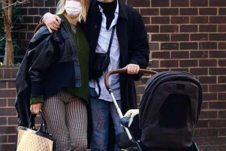 Chloe Sevigny and Sinisa Mackovic Go for a Stroll in NYC with Their Son Vanja