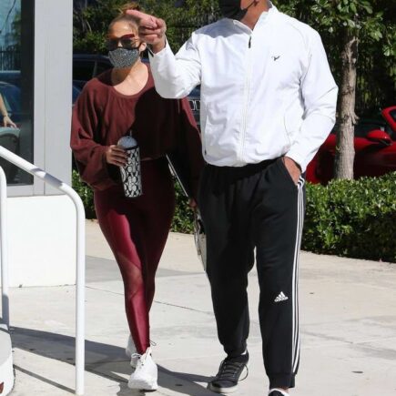Jennifer Lopez Arriving at Alex’s New UFC Gym in Miami