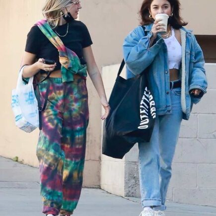 Vanessa Hudgens and GG Magree Leaving Urban Outfitters in Burbank