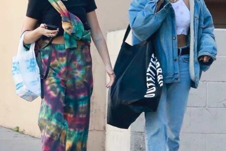 Vanessa Hudgens and GG Magree Leaving Urban Outfitters in Burbank