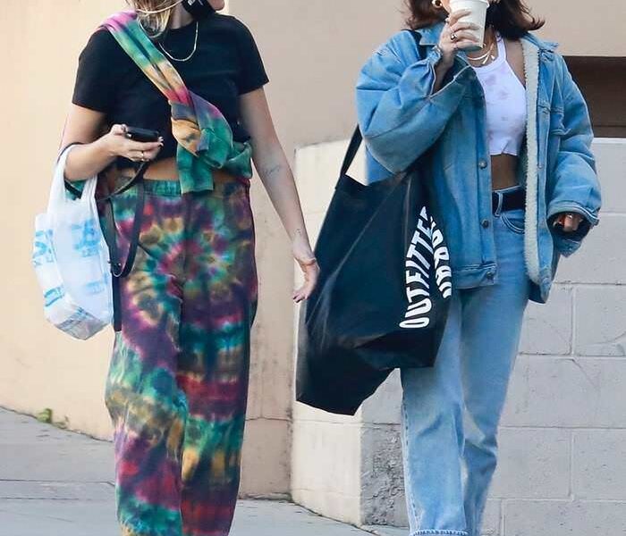 Vanessa Hudgens and GG Magree Leaving Urban Outfitters in Burbank