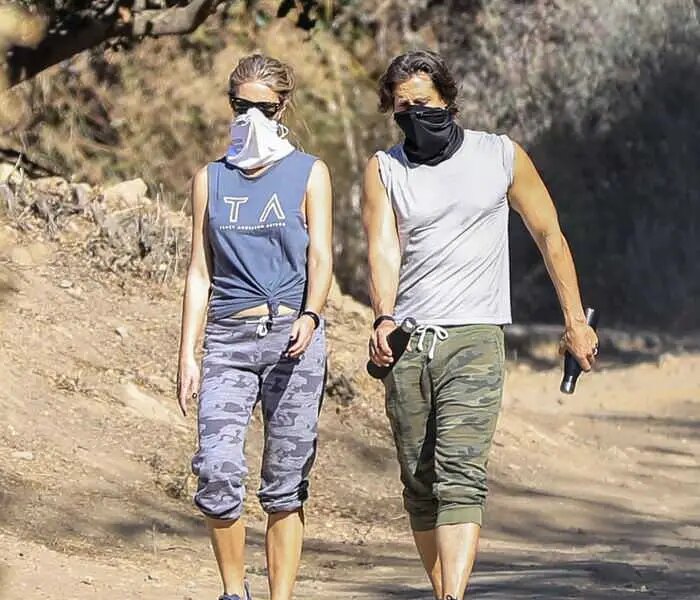 Gwyneth Paltrow and Brad Falchuk Hiked in a Very Similar Outfits in LA
