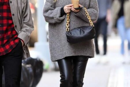 Elsa Hosk Looked Chic As She Walked With Boyfriend Around Soho In NY