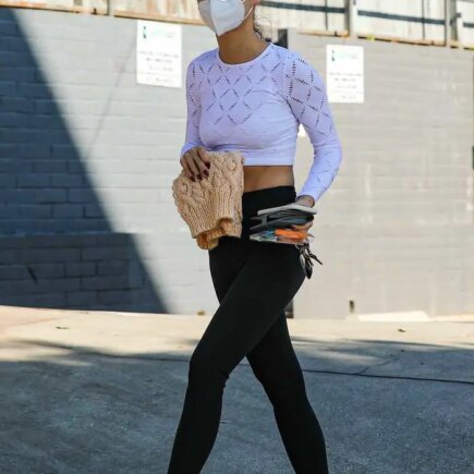 Cara Santana Displays her Toned Abs as She Leaves the Gym in West Hollywood