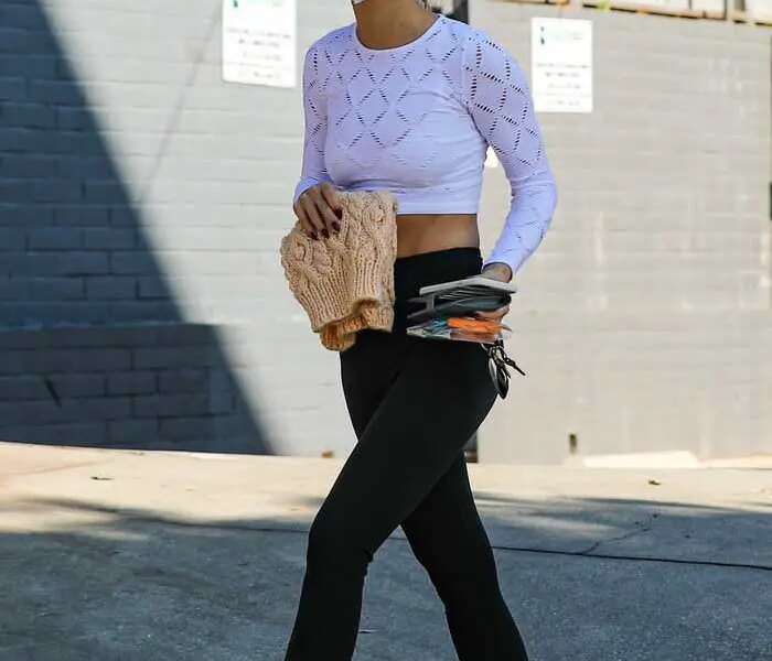Cara Santana Displays her Toned Abs as She Leaves the Gym in West Hollywood
