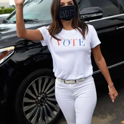 Eva Longoria Urges Her Fans to “VOTE” as She Showed Her Support for Joe Biden