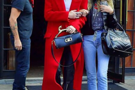 Miley Cyrus Rocks a Daring Funky Chic Look in NYC with Mom Tish