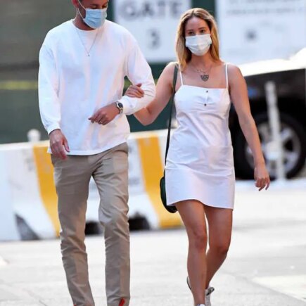 Jennifer Lawrence on a Romantic Stroll with Husband Cooke Maroney
