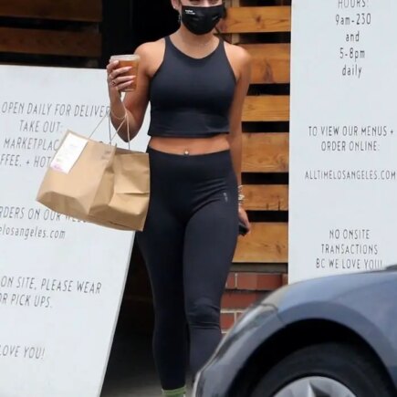 Vanessa Hudgens Brandished her Stunning Figure as she Headed to the Gym