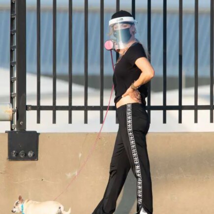 Kaley Cuoco Takes the Double Shield at JFK Airport in NYC