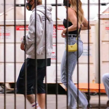 Hailey Bieber and Justin Bieber Sneak Out of Catch Restaurant