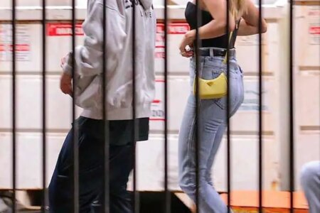 Hailey Bieber and Justin Bieber Sneak Out of Catch Restaurant