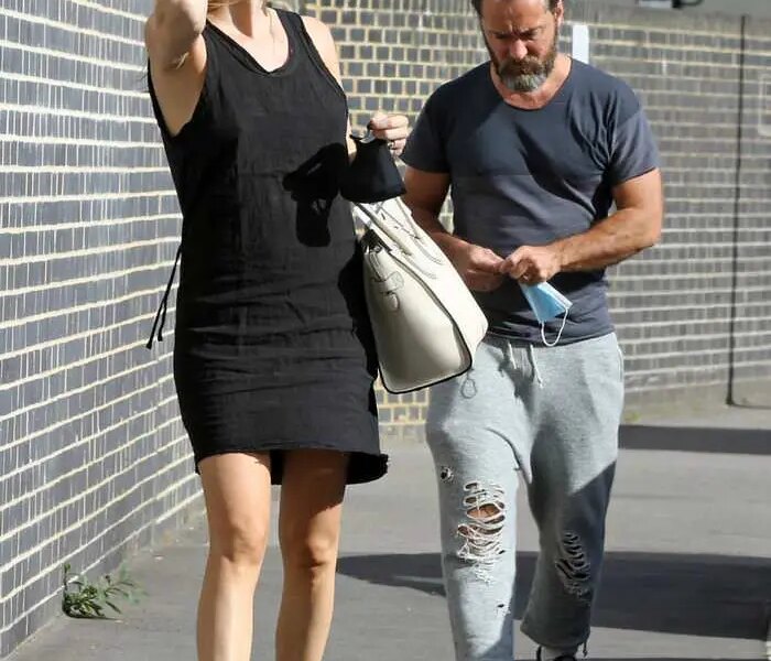 Phillipa Coan Emerged with her Husband Jude Law in London