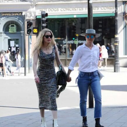 Amber Heard Walks with her GF After $1.3 Million Libel Trial with Johnny Depp
