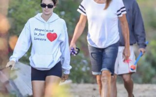 Kendall Jenner Hikes with her Dad Caitlyn Jenner in Malibu