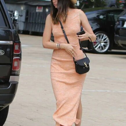 Ana de Armas Out in Chic Maxi Dress on a Lunch Date with Affleck