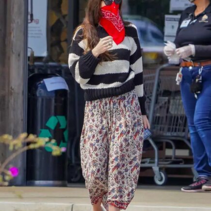 Dakota Johnson Goes Grocery Shopping with Chris Martin