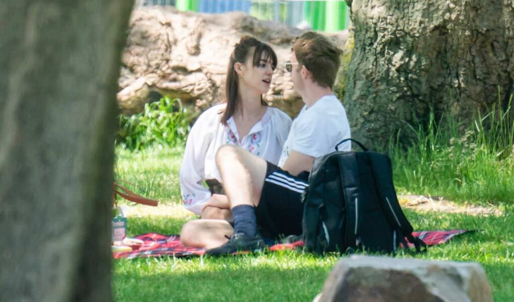 Daisy Edgar-Jones in the Park with her BF