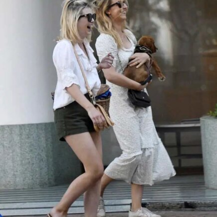 Georgia Toffolo Flaunting her Legs in Shorts Stepping Out in London