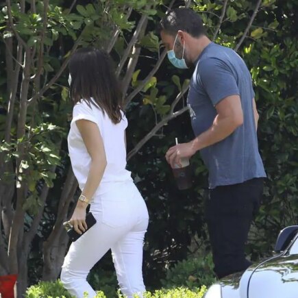 Ana de Armas in White Outfit Out in Los Angeles