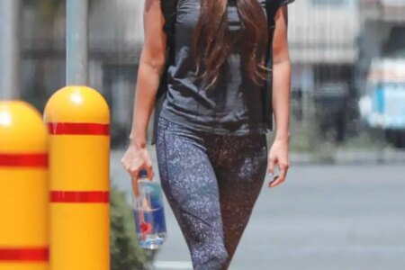 Megan Fox Heads to a Pharmacy in her Athletic Wear in Calabasas