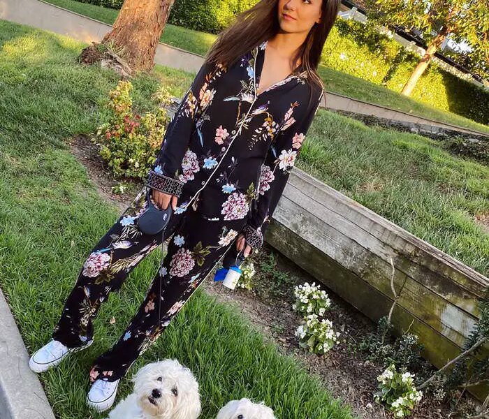 Victoria Justice with her Puppies on Social Media