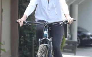 Katherine Schwarzenegger Conceals Her Baby Bump During a Bike Ride