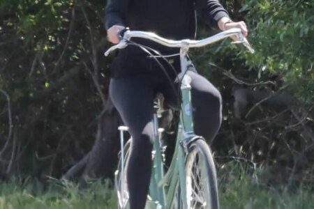 Reese Witherspoon Stays Active on a Bike Ride in Malibu