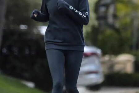 Reese Witherspoon Steps Out for Her Daily Jog Through Brentwood