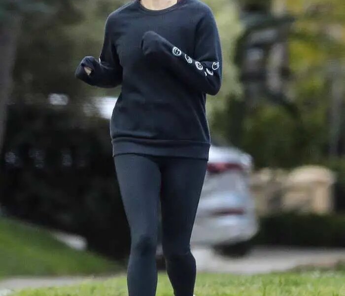 Reese Witherspoon Steps Out for Her Daily Jog Through Brentwood