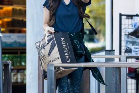 Megan Fox in Tights Shopping in Erewhon Market